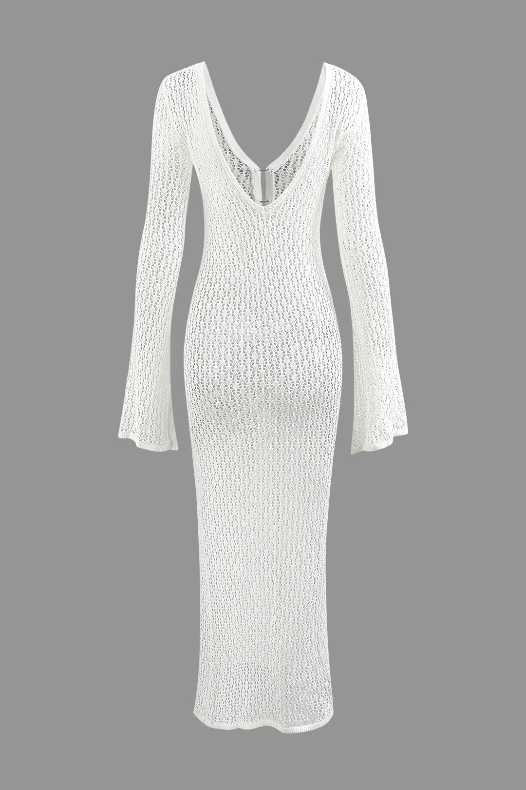Knit Maxi Dress - White