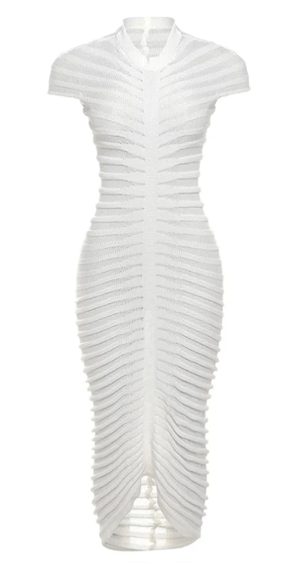 Unstoppable Knit Maxi Dress - White