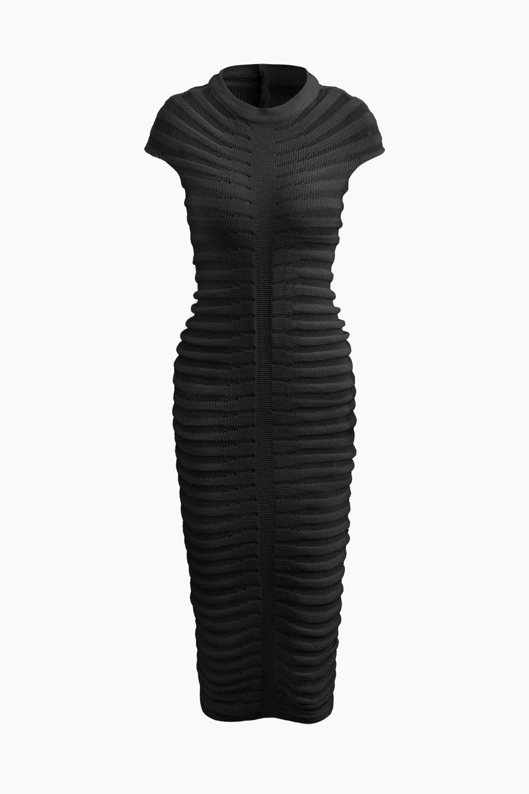 Unstoppable Knit Maxi Dress - Black